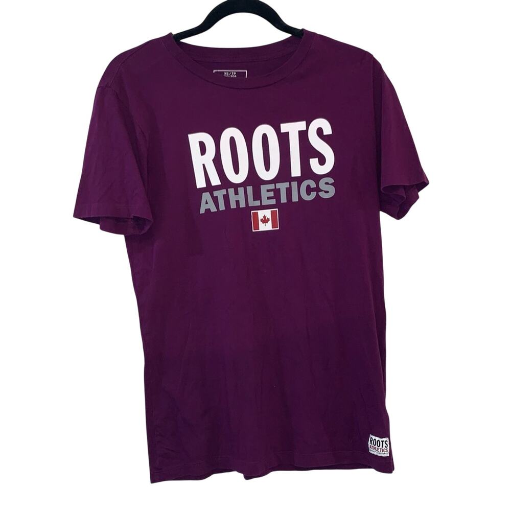 Roots Athletics‎ Canada Purple Short Sleeve Tee